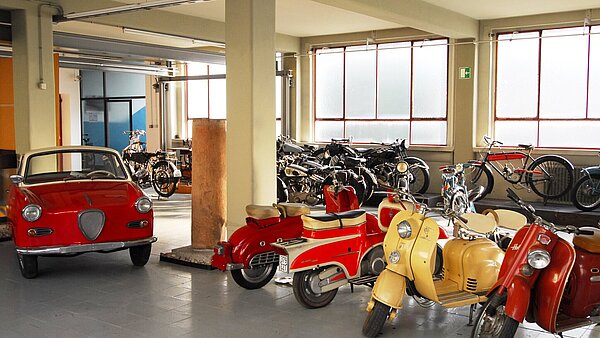 Das Foto zeigt das Verkehrsmuseum